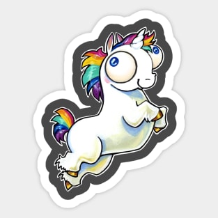 Derp Unicorn Sticker